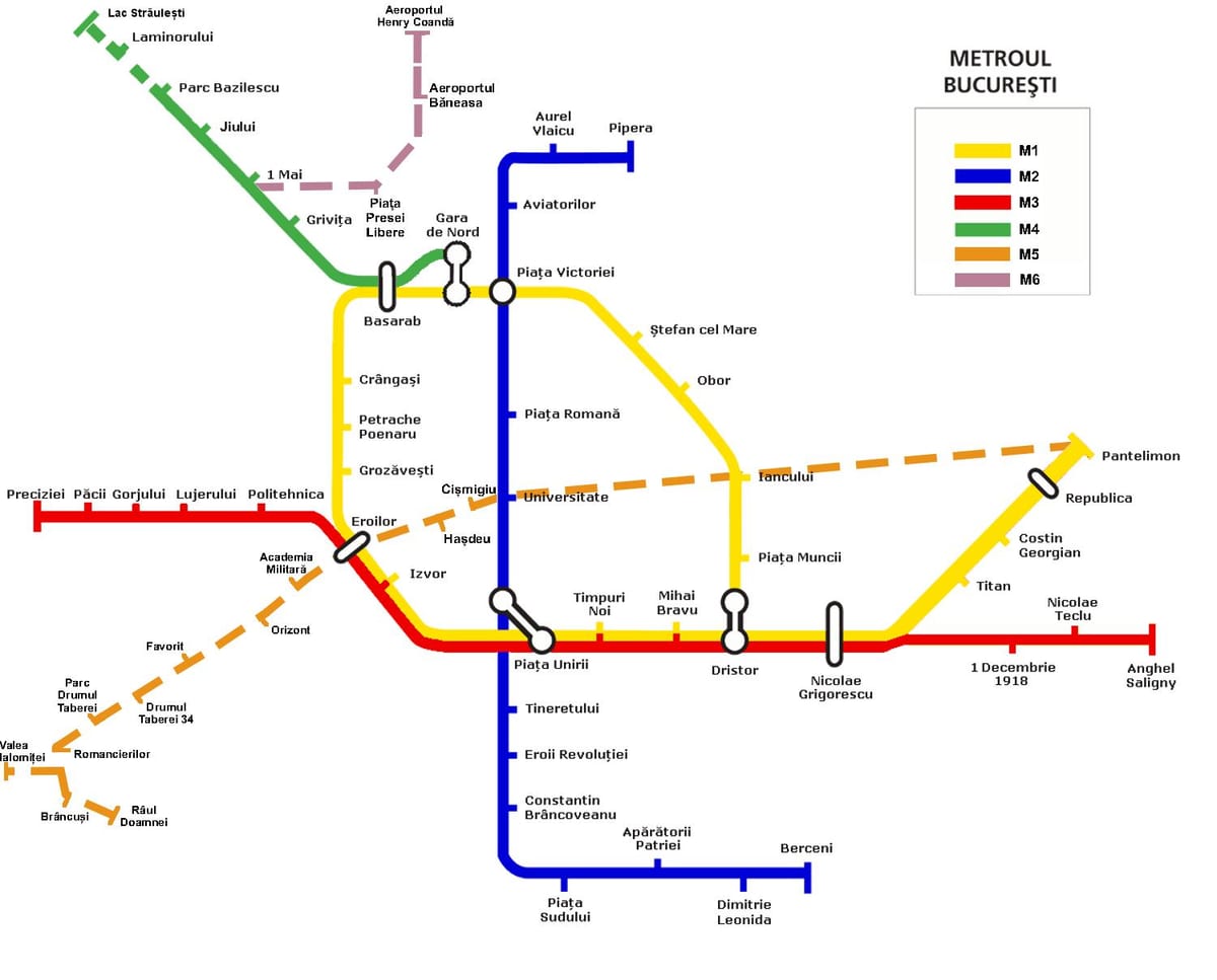 metro kat jeyografik woumani bucharest